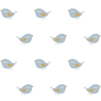 Oiseau pailleté blanc