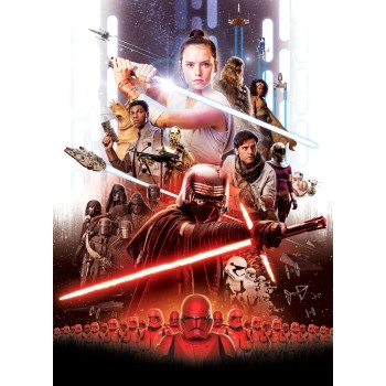 Star wars movie poster rey