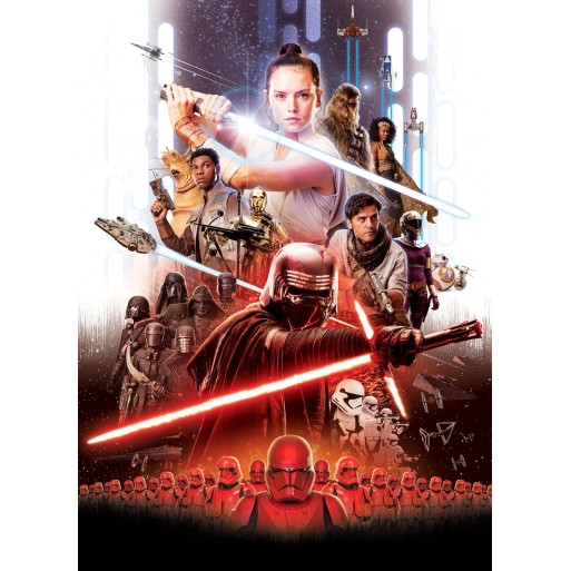 Star wars movie poster rey