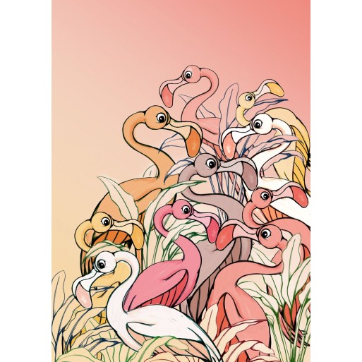 Flamingos and Lillys