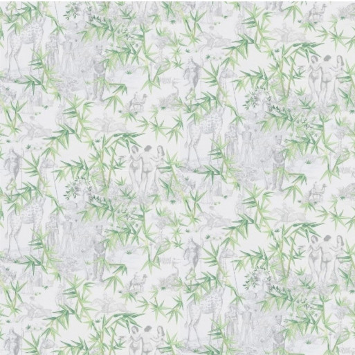 Papier peint Exotisme Vert Buis Christian Lacroix