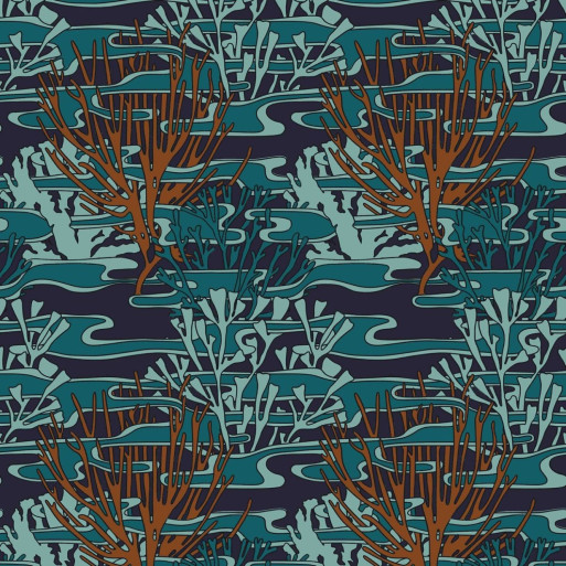 Coringa bleu marine