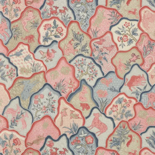 Toile des Indes Rouge