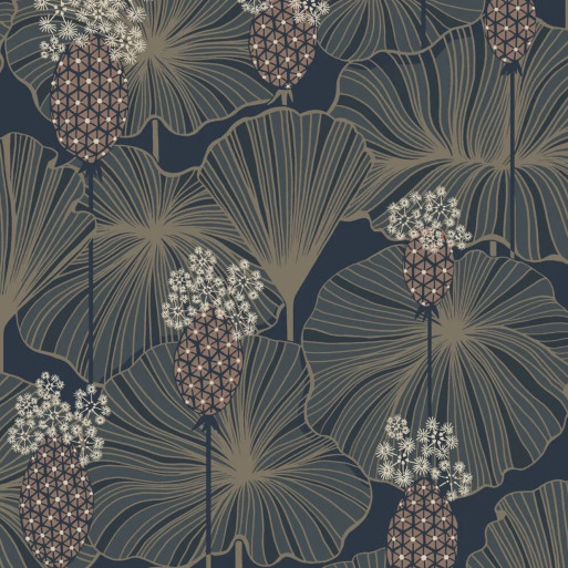 Umbrella Leaves bleu 3118