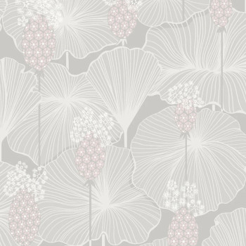 Umbrella Leaves gris 3120