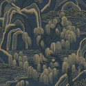 Indigo Garden bleu/or 3132