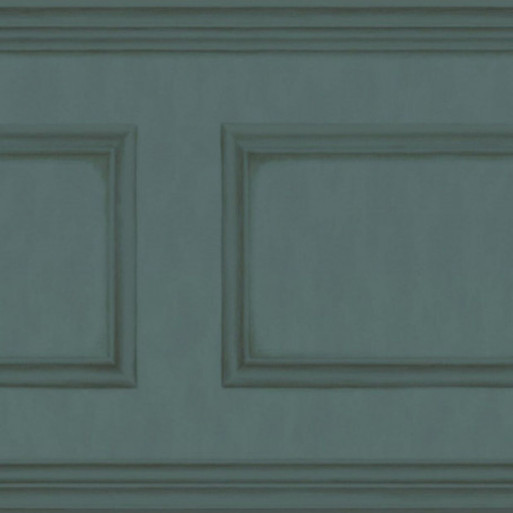 Library Frieze dark viridian