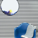 Papier peint Quiberon Indigo Jean-Paul Gaultier