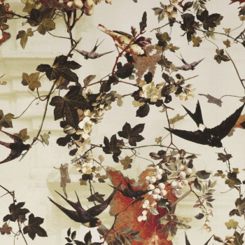 Papier peint Hirondelles Printemps Jean-Paul Gaultier