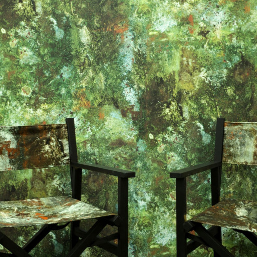 Papier peint Vert De Gris