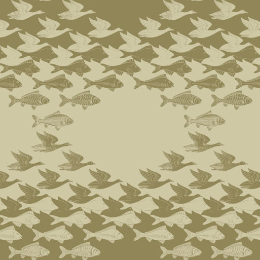 Sky and water beige/vert 23121