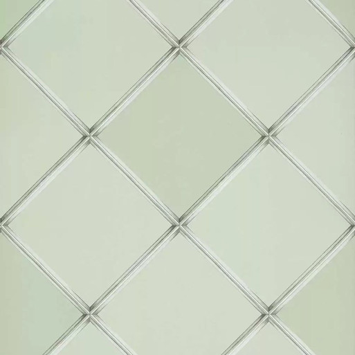 Palm house trellis soft green W7451-03