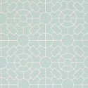 Knot garden eau de nil W7455-03