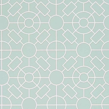 Knot garden eau de nil W7455-03