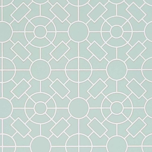Knot garden eau de nil W7455-03