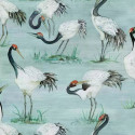 Cranes aqua  W7456-02
