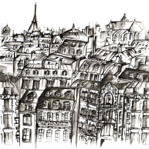 Grands boulevards noir/blanc 74981834