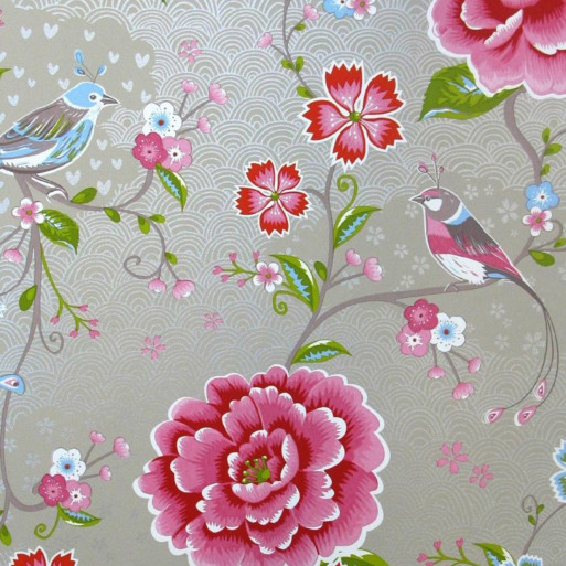 Birds in Paradise beige 300163