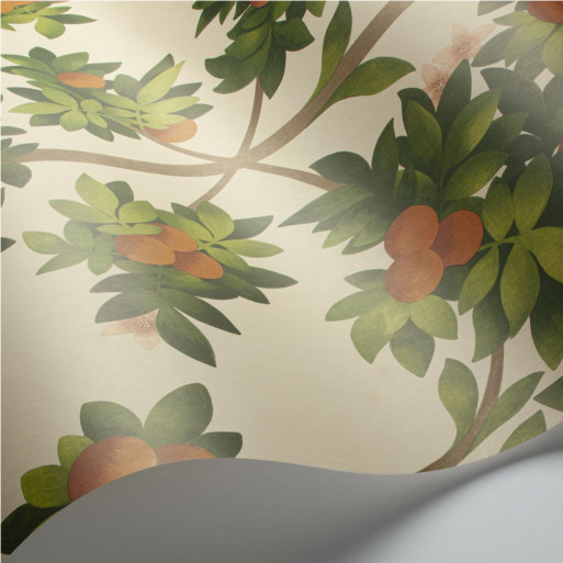 papier peint orange blossom
