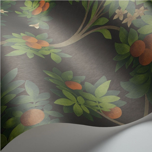 papier peint orange blossom