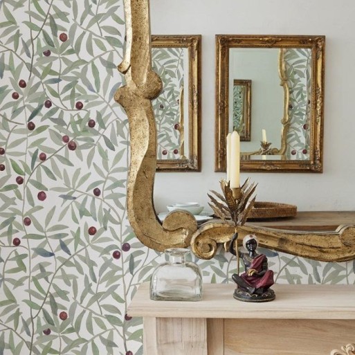papier peint Leaf Craze Lagoon