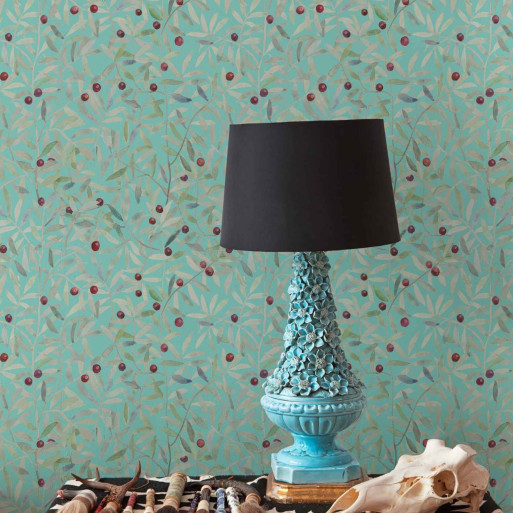 papier peint Leaf Craze Lagoon