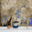 papier peint Geisha Graffiti