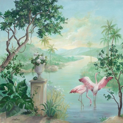 Paisaje con Flamencos Exotismo N 8000014