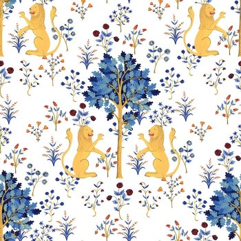 Medieval Tapestry Pure White N 8000012