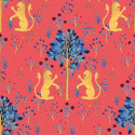 Medieval Tapestry Deep Coral N 8000012