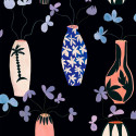 Vase of Paradise Charcoral N 8000065