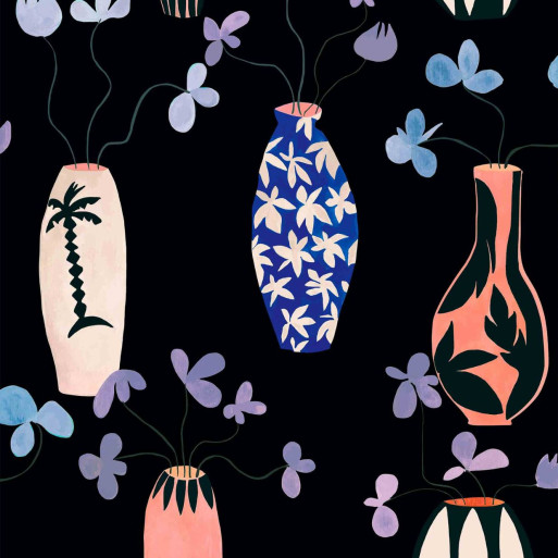 Vase of Paradise Charcoral N 8000065