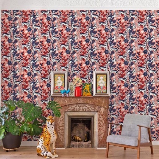 papier peint selva de tigres
