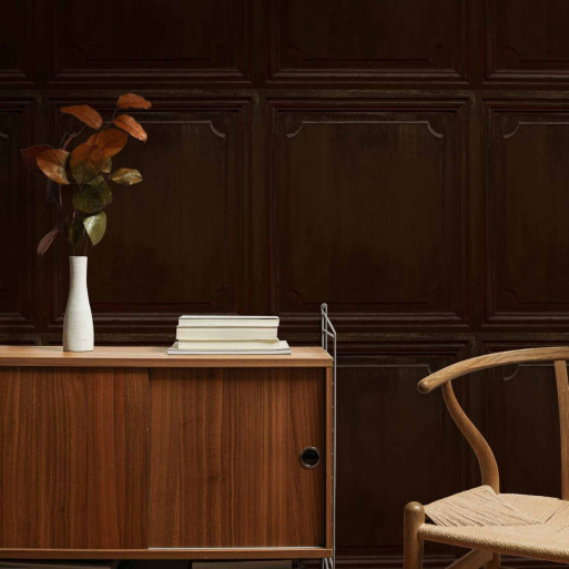 papier peint boiserie