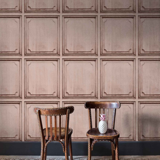 papier peint boiserie