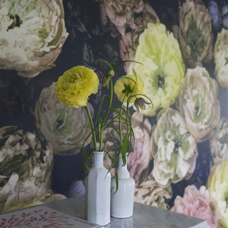 le papier peint le poème des fleurs