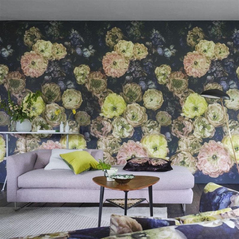 le papier peint le poème des fleurs