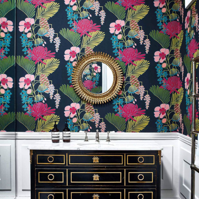 papier peint salon