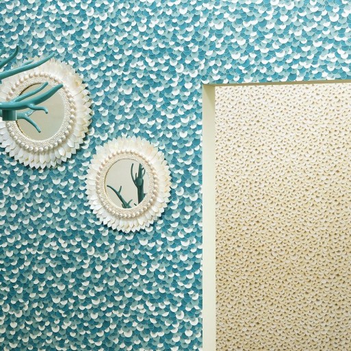 papier peint écailles