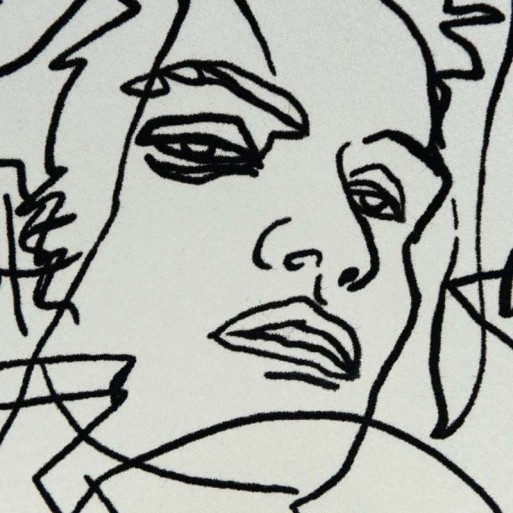 papier peint croquis