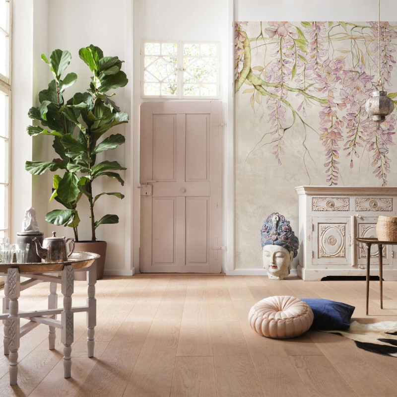 papier peint wisteria