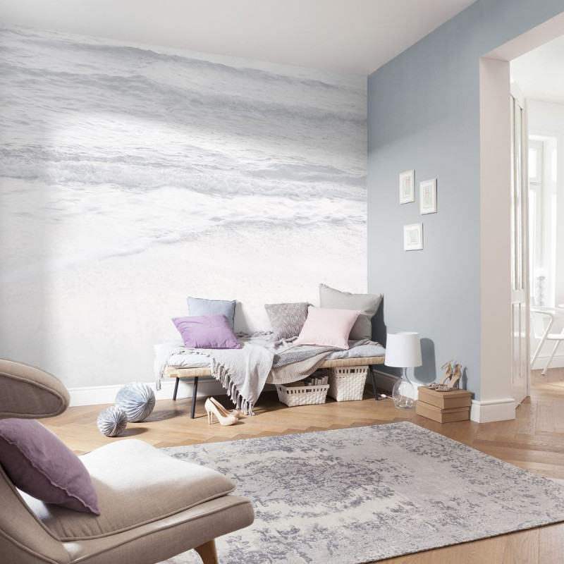 papier peint silver beach