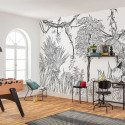 papier peint blanca