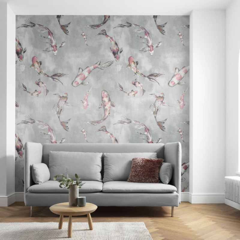 papier peint koi