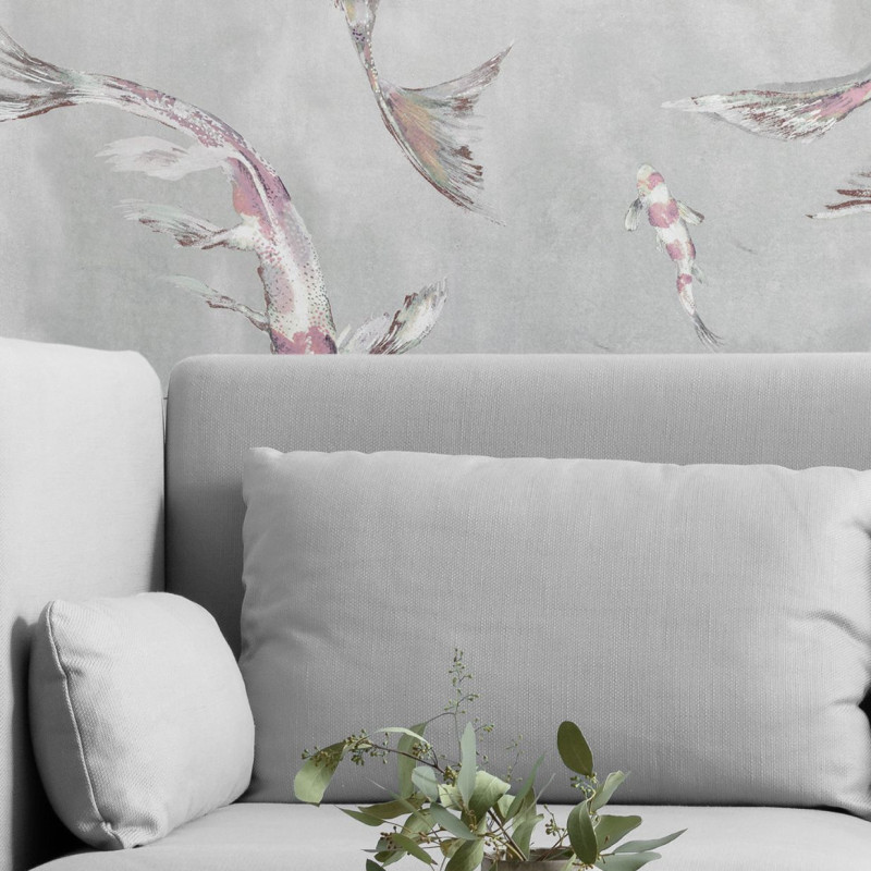 papier peint koi