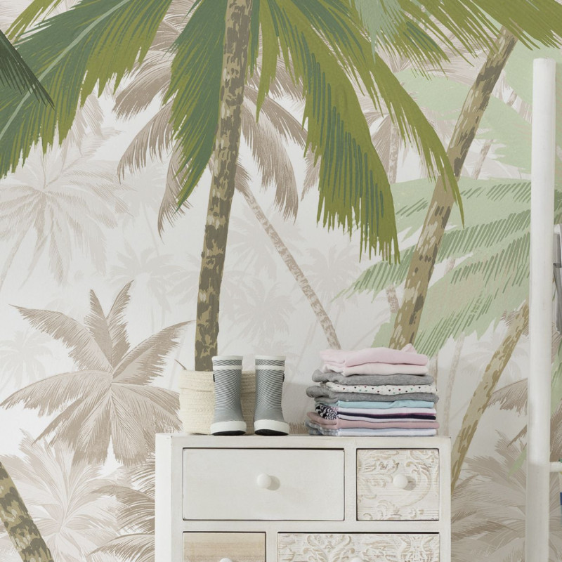 papier peint palmera