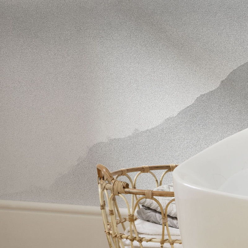 papier peint  White noise mountain