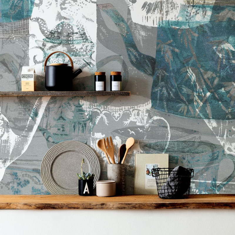 papier peint tableware
