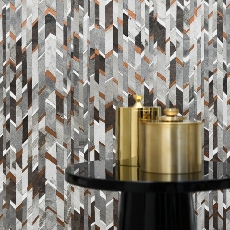 papier peint marqueterie