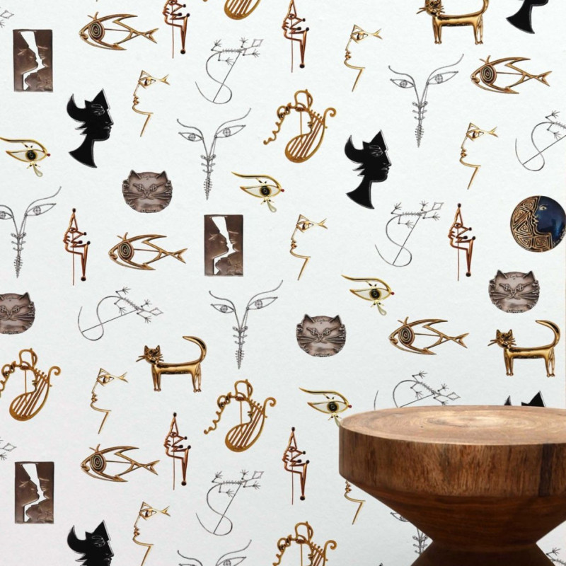 papier peint joyaux